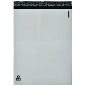 BNTOFFICE Versandtaschen weiß, B3, ohne Fenster,selbstklebend aus PE-Folie, 100 Stück