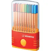 Stabilo Fineliner Point 88, 0,4 mm, farbsortiert, 20 Stück