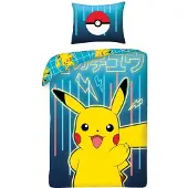 Tinisu Pokemon Bettwäsche Pikachu - weiche Baumwolle - 140 x 200 cm
