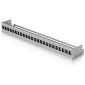 Ubiquiti UACC-Rack-Panel-Patch-Blank-24, Grundpfeilerplatte, Polycarbonat (PC), SPCC, Grau, 1 Stück(e), 650 g