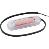 Fristom Omrids-markeringslygte Åbne kabelender Positionslys bagved 12 V, 24 V Rød Transparent