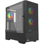 NÖRDIC Gaming NGC-1167, Tower, PC, Schwarz, ATX, micro ATX, Mini-ATX, Gaming, Multi