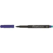 Faber-Castell Marker Multimark, inkl. Spezialradierer, blau, M, permanent