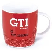 Vw-collect VW GTI kaffekop "The Legend" rød, 370 ml