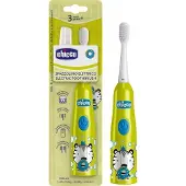 Chicco Kinder-Elektrische Zahnbürste ab 3 Jahren, Tiger-Design, 1 Stk.