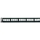 Panduit 24-port Modular Patch Panel 6 Removable Faceplates, RJ-45, Rackeinbau, 1U, 482,6 mm, 43,7 mm, 25,7 mm