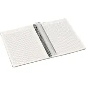 Leitz 46470085, Muster, Grau, Weiß, A4, 90 Blätter, 90 g/m², Hardcover