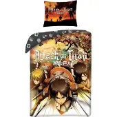 MCU Attack on Titan Bettwäsche - weiche Baumwolle - 140 x 200 cm