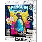 HOBBY2YOU Clay painting on canvas 30x40cm - Pingvin (777694)