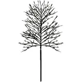 Sirius Noah LED-Baum 480 LED warmweiß außen 220 cm schwarz