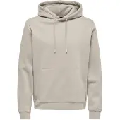 Only & Sons Kapuzenpullover in Silver Lining | Gr.: XXL