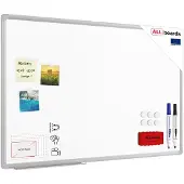 Allboards Keramik-Magnettafel emailliert P3 90x60 cm, Alurahmen