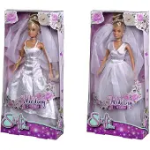 Simba Steffi Love WEDDING Braut Kleid Hochzeit weiß Krone Reif Ankleidepuppe
