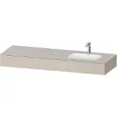 Duravit Einbauwaschtisch-Möbel-Set Qatego 160x55x17cm, m K, 1 AS, m Ü, B r, T matt