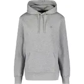 Gant für Herren. 2007058 Sweatshirt mit Kapuze und grauem Schild (3XL), Lässig, Baumwolle, Langarm