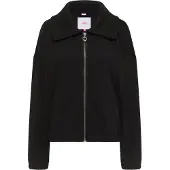 Mymo Sweatjacke Damen schwarz