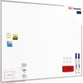 Allboards Keramik-Magnettafel emailliert P3 150x120 cm, Alurahmen