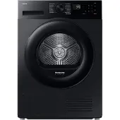 Samsung DV90DG52A0ABLE, Freistehend, Frontlader, Wärmepumpe, Schwarz, Drehregler, Rechts