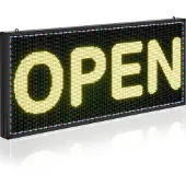 Vevor programmierbare LED Zeichen P6 Vollfarbe flexibles digitales Scrolling Panel