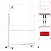 Allboards Mobiles Whiteboard – Fürs Büro, emailliert P3 Schreibfläche 120x90cm