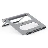 Techly ICA-NTB-DOCK91, Kabelgebunden, USB 3.2 Gen 1 (3.1 Gen 1) Type-C, 100 W, 3,5 mm, 10,100,1000 Mbit/s, Silber