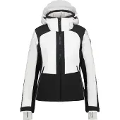 Luhta Mukkavaara Damen Skijacke XL/42 Weiß mit Schneefang und Skipasstasche