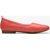 Clarks Fawna Soft Coral Leather Schuhe
