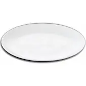 Wilmax Servierteller 30.5 cm aus Porzellan, Weiß, 3er Set