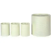 Russell Hobbs RH03270CEU7 Ribbed 4-Piece Countertop Set - Cream