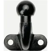 IWH Anhängerkupplungskugel Kugelkopf 50 mm schwarz