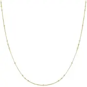 Ania Haie - NECKLACE - Mini Bead Station - shiny gold