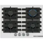 Bosch Serie 6 PPP6A2I40 Gas hob White Black