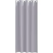vidaXL Verdunkelungs-Vorhänge mit Ringen 2 pcs Metallic Grau