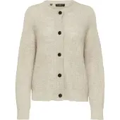 SELECTED WOMEN Damen Pullover & Cardigans Slflulu Ls Knit Short Cardigan - Beige - Größe XS