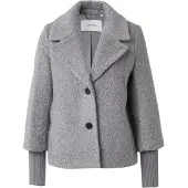 Comma Jacket Outdoor Grey/black Größe: 38 | Cropped-Jacken Outlet | Damen | Grau