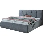Harper Polsterbett SIYA LF 180x200 cm silber Doppelbett