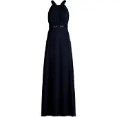 Vera Mont Abendkleid "Damen rückenfrei" Ohne Tasche Pailletten