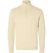 Selected Troyer "SLHDANE LS KNIT STRUCTURE HALF ZIP NOOS" Baumwolle, regular fit