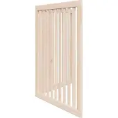 vidaXL 2-tlg. Hundetor Faltbar 160 cm Pappelholz