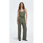 ONLY ONLASTA STRAP BELT JUMPSUIT PNT Deep Lichen Green M/32