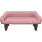 vidaXL Hundebett Rosa 70x40x24 cm Samt