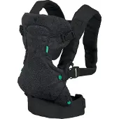 Infantino Flip 4-in-1 Trage mit waschbarem Laetzchen Black Denim