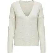 JDY V-Ausschnitt-Pullover "JDYELANORA L/S V-NECK PULLO. KNT NOOS" mit leicht überschnittenen Schultern