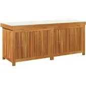 vidaXL Outdoor-Kissenbox 150x50x60,5 cm Massivholz Akazie