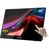 Verbatim Portable 14" FHD Touch Monitor LIGHT, 35,6 cm (14"), LCD, 1920 x 1080 Pixel, Full HD, 16:9, 10 ms