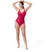 Speedo Badeanzug Eco Cross Knot Shaping 1P Damen Pink-Maat 38