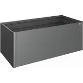 Biohort 65015, 1450 l, Rechteck, Grau, Aluminium, Galvanisiertes Stahl, Gemüsebeet