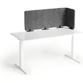 Durable Tischtrennwand faltbar 1.60m PET-Filz/50cm Sichtschutzhöhe