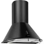 Klarstein Lumio Primo Retro-Dunstabzugshaube 60cm 490 m3/h LED-Leuchten Schwarz