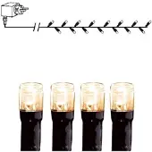 Best Season LED-Lichterkette, 40tlg. Farbe warm white, outdoor, m.Trafo, Kabel:schwarz, 498-16